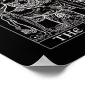 Poster Carte Devil Tarot Phomet Gothique Halloween Satan (Coin)