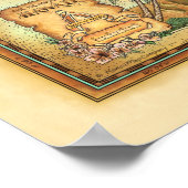 Poster "Carte d'Hawaï" (Coin)