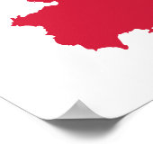 Poster Carte d'Ibiza (Coin)