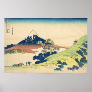 Poster Carte d'identité Kai Hokusai Ukiyo-e Art japonais