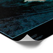 Poster Carte d'impression satellite de Los Angeles, CA Pe (Coin)