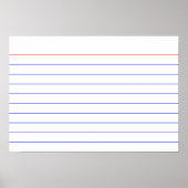 Poster Carte d'index (Devant)