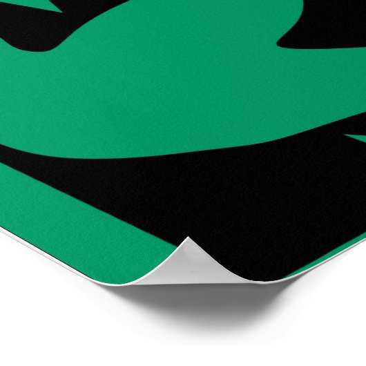 Poster Carte d'interface verte (Coin)