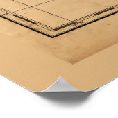 Poster Carte d'Oahu, Hawaiian Island (1881) (Coin)