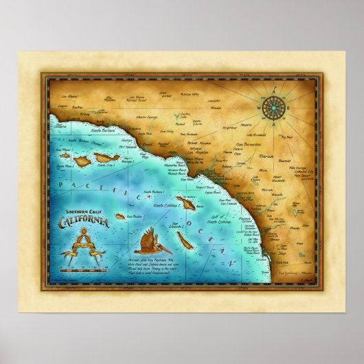 Poster Carte Donc. Cal Eau bleue (Devant)