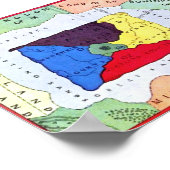 Poster Carte D'Oz (Coin)