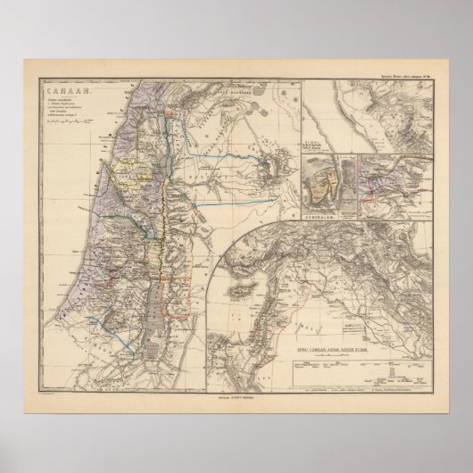 Poster Carte du Canada (Devant)