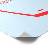 Poster Carte du Canada dessinée à la main avec illustrati (Coin)