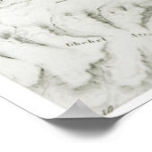 Poster Carte du canal de Suez, vers 1869 (Coin)