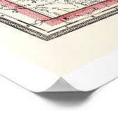 Poster Carte du canton et du chemin de fer d'Idaho 1896 (Coin)