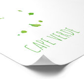 Poster Carte du Cap-Vert (Coin)