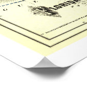 Poster Carte du chemin de fer de Floride Transit 1882 (Coin)