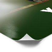 Poster Carte du chemin de fer Yorkshire (Coin)