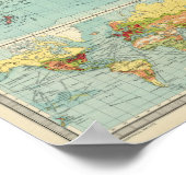 Poster Carte du commerce mondial (Coin)