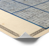 Poster Carte du comté d'Adams (Coin)