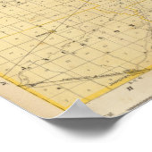 Poster Carte du comté de Boone (Coin)