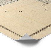 Poster Carte du comté de Carver, Minnesota (Coin)