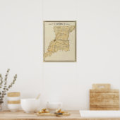 Poster Carte du comté de Knox (Cuisine)