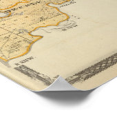 Poster Carte du comté de Knox (Coin)