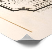 Poster Carte du comté de Marion, Floride (1892) (Coin)