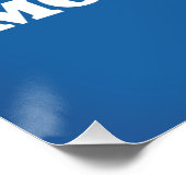 Poster Carte du comté de Mono (Coin)