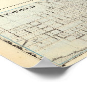 Poster Carte du comté de Pike et de Pittsfield (Coin)