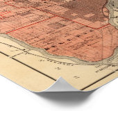 Poster Carte du comté de Ramsey, Minnesota (Coin)