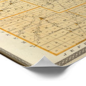 Poster Carte du comté de Ripley (Coin)