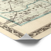 Poster Carte du comté de Saline (Coin)