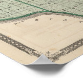 Poster Carte du comté de Spencer (Coin)