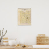 Poster Carte du comté de St Joseph (Cuisine)