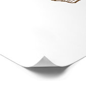 Poster Carte du continent africain (Coin)