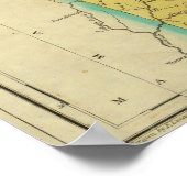 Poster Carte Du Delaware (Coin)