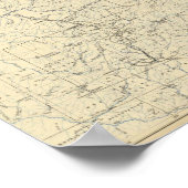 Poster Carte du drainage du Colorado (Coin)