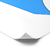 Poster Carte du drapeau somalien grandeur nature (Coin)