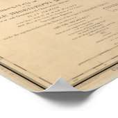 Poster Carte du fleuve Mississippi 1843 (Coin)