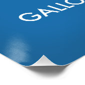 Poster Carte du Galloway Forest park Écosse (Coin)