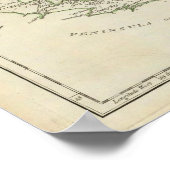 Poster Carte Du Golfe Du Saint-Laurent (Coin)