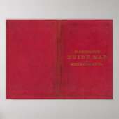 Poster Carte du guide Blanchard de Chicago 2 (Devant)