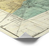 Poster Carte du guide de Chicago (Coin)
