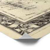 Poster Carte du Hindoostan, de l'Inde, de la Chine et du  (Coin)