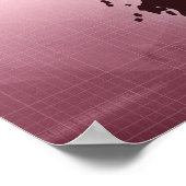 Poster Carte du Japon (Coin)