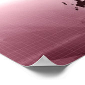 Poster Carte du Japon (Coin)