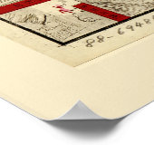 Poster Carte du Japon (1888) (Coin)