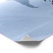 Poster Carte du Japon 2 (Coin)