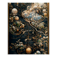 Carte du Jardin d'Eden, Carte du Ciel Cartographie