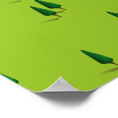 Poster Carte du lac Der chantecoq France (Coin)