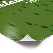 Poster Carte du lac Selawik Alaska (Coin)