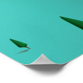 Poster Carte du lac Seneca, NYC (Coin)