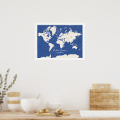 Poster Carte du mariage - Livre d'hôtes Alternative Impri (Cuisine)